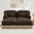 Deep Seat Sofas Chenille Leopard Print, Modern Modular Couch For Home