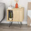 Chantele 19.7'' W Particle Board / Chipboard Nightstand-876401097
