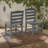 Sustainable HDPE Armless Chair Set - Eco-Friendly Outdoor Seating (Set of 2)-1759023133