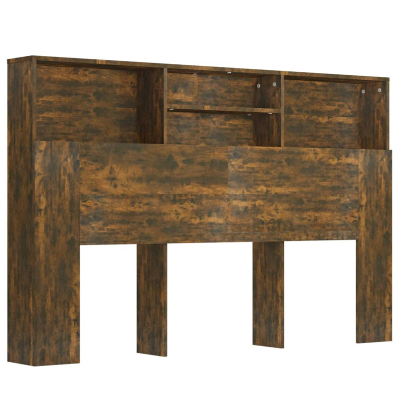 Rohana Full / Double Headboard, Smoked Oak