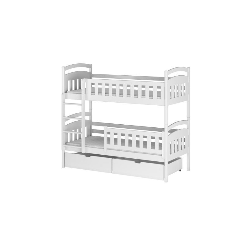 Thelonius European Single (90 X 200 Cm) Bunk Bed with Storage Included