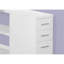 Bureau d'ordinateur en L à panneau de particules avec tiroirs en gris doux, poste de travail polyvalent-130121440-130121441