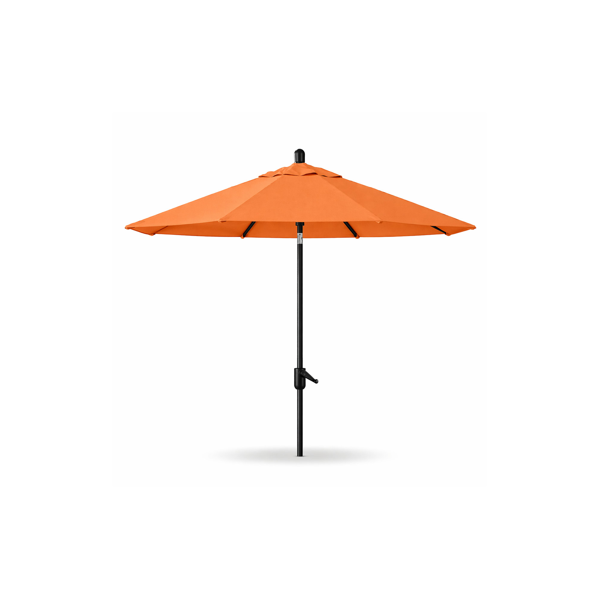 Natalie 8' 8" Market Sunbrella® Umbrella, Canvas Tuscan Sunbrella® Canvas, Starring Gray