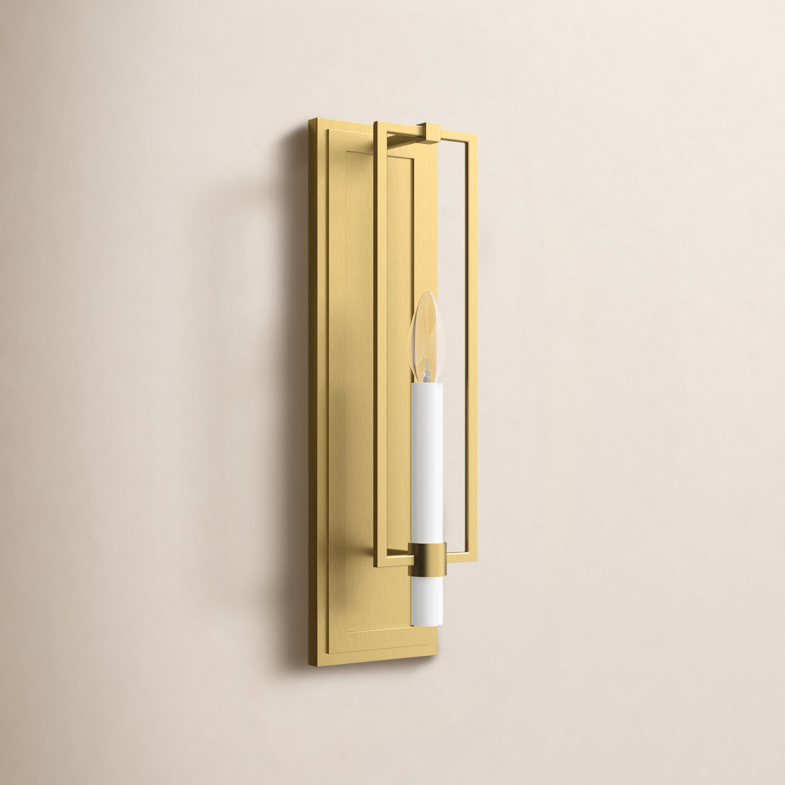Annabel Single Light Dimmable Candle Wall Light