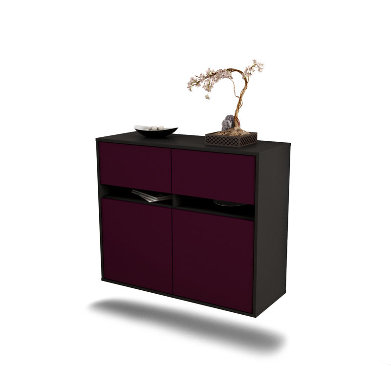 Roush 92cm Sideboard, Purple