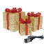 Ensemble de 3 boîtes-cadeaux de Noël éclairées
