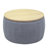 Round Ottoman Comfortable choice, multiple functions, classic design, and cozy corners Set with Storage, 2 in 1 combination, Round Coffee Table-1230323700
