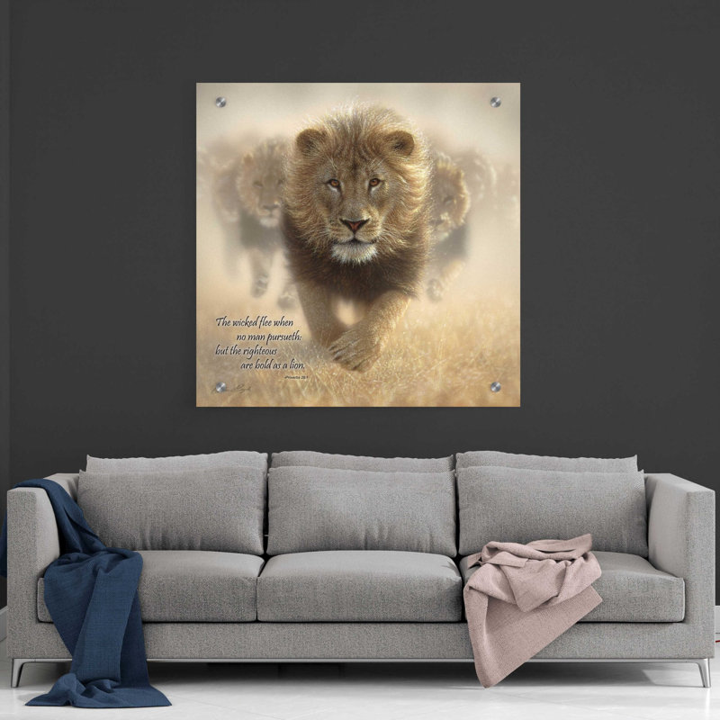 'Wicked Flee' by Collin Bogle Acrylic Glass Wall Art, 36" H x 36" W x 0.2" D