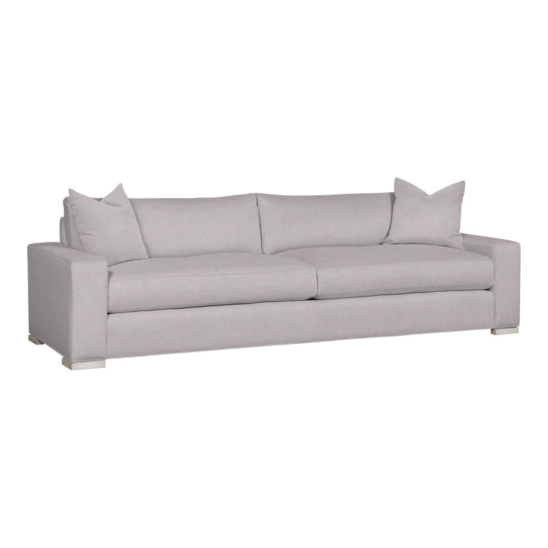 Paxton 109" Two Seat Extended Sofa, Nadia Linen, Casa Blanca