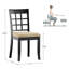 Chaise d'appoint rembourrée Norita
