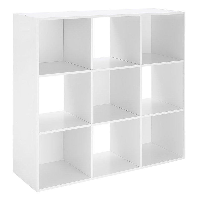 9-SECTION CUBE ORGANIZER-WHITE, White