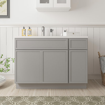 48'' Single Bathroom Vanity Base Only