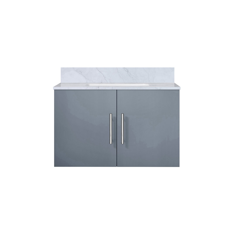 30 po X P 22 po Meuble-lavabo D avec comptoir en marbre de Carrare