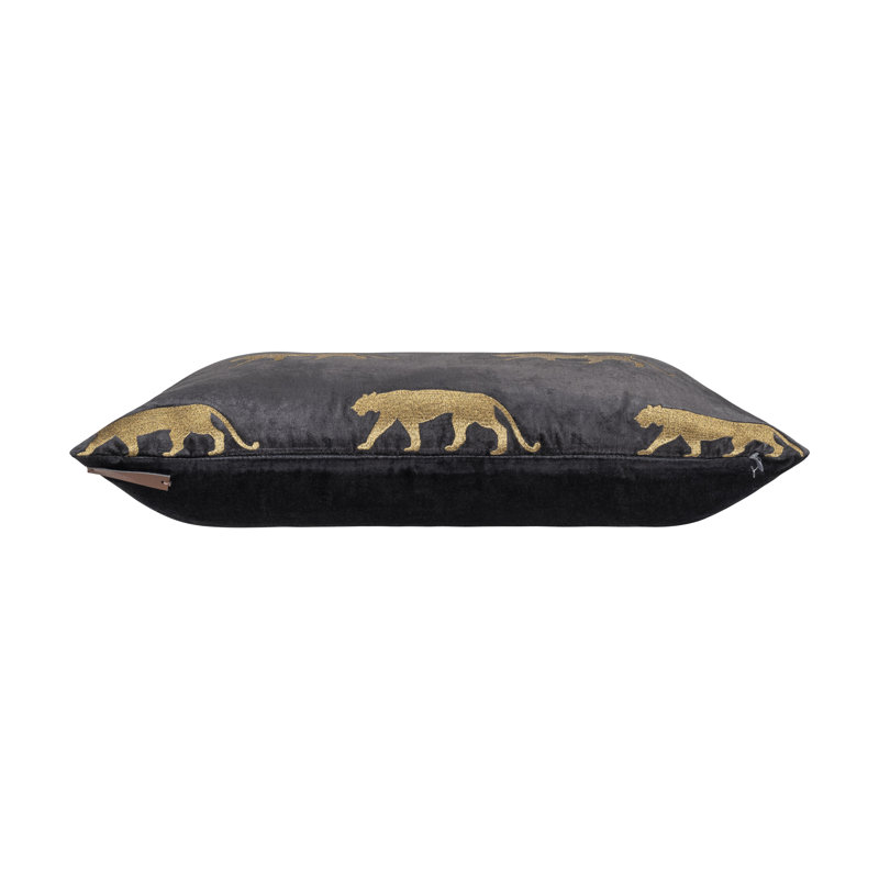 Rica Ivory Gold Embroidered Pillow