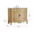 Lunette 42'' Single Bathroom Vanity with Engineered Marble Top-2095945558-2077567231