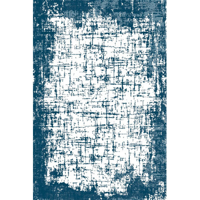 Stylish Woven Carpet, 100% Polyester, 4.0 x 5.9 Feet | 3D Digital Printing, Antibacterial, Non-Slip PVC Underside | Machine Washable, Pile Height: 0.3 Inches, Perfect for Living Room & Bedroom Decor