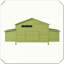 Grand poulailler en bois 2 portes en libre parcours 2 nichoirs perchoir extérieur-1165526870