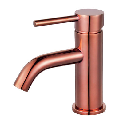 Robinet pour salle de bain à poignée simple et un trou à fixation sur comptoir et bonde mécanique Kingston Brass Concord