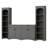 Storage Cabinet,TV Stand With Bookshelf, Rustic Versatile Sideboard With Adjustable Shelves For Living Room-763784433
