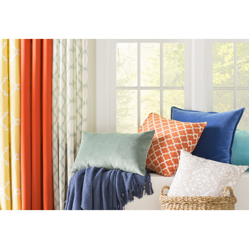 Villa Velvet Reversible Throw Pillow, Apple - Green