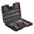 VEVOR Mechanics Tool Set and Socket Set, 1/4" 3/8" 1/2" Drive Deep and Standard Sockets