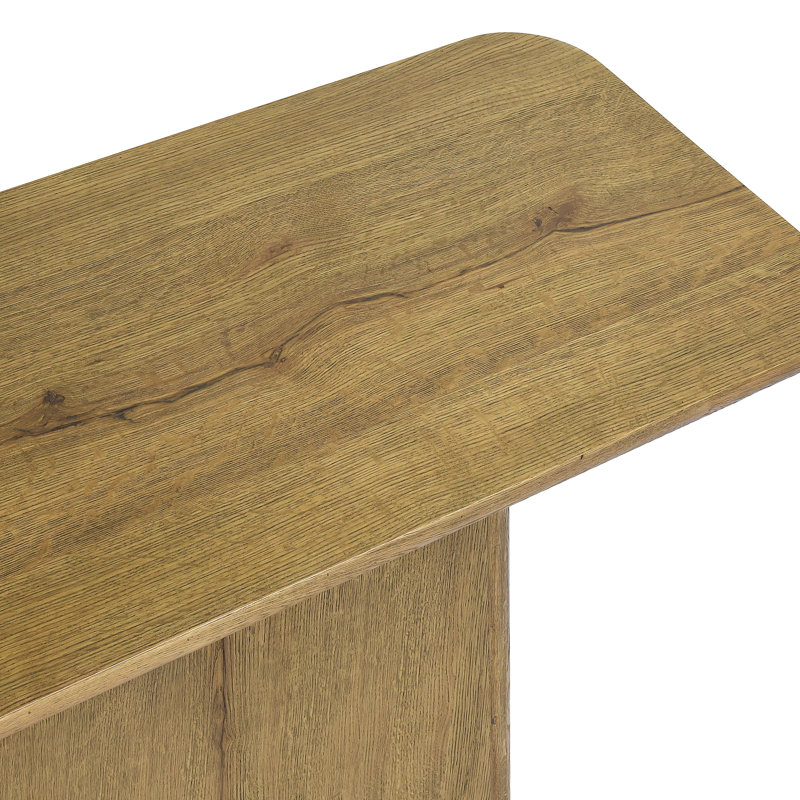 72'' W Console Table, Light Brown