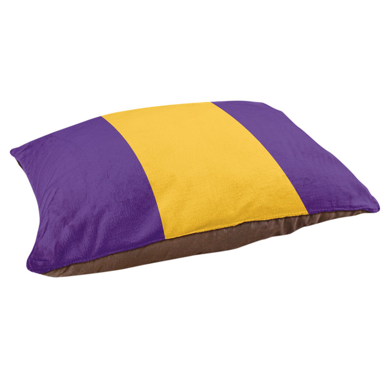Coussin Minnesota, Grand (l 50 po x P 40 po x H 7 po), Mauve / or