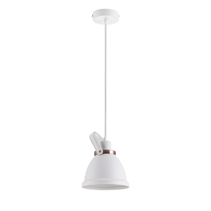 Keturah 1 - Light Single Pendant, White