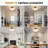 Vintage Glass Light Ceiling Light Mid-Century Modern Flush Mount Light Fixtures-110440215