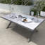 Table d'appoint d'extérieur rectangulaire en aluminium-114222590