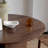 Modern simple round solid wood dining table-102437218