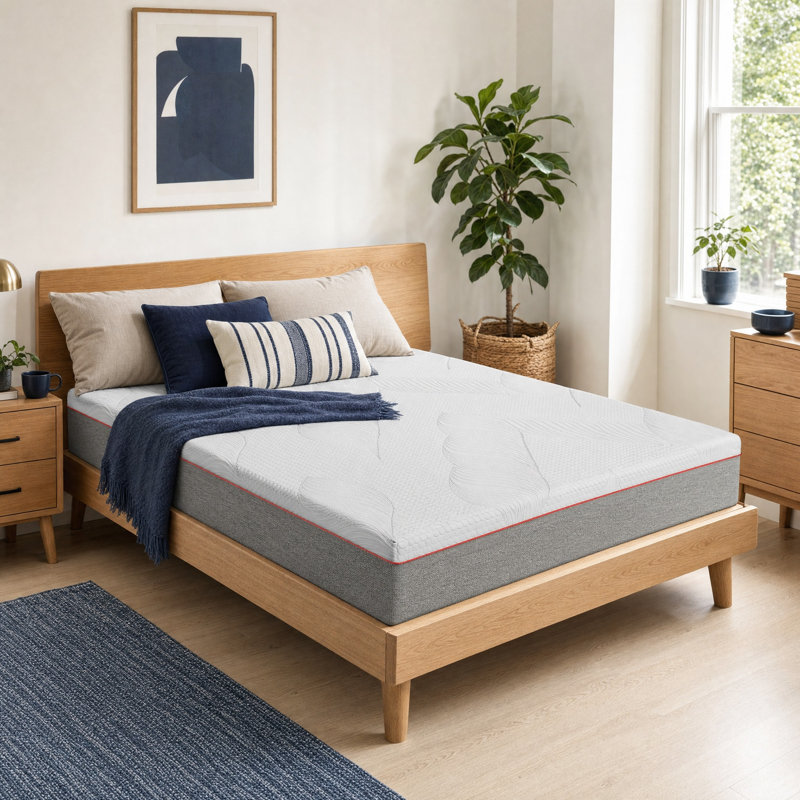 Harmony 24cm Medium Memory Foam Pocket Sprung Mattress, Super King (6')
