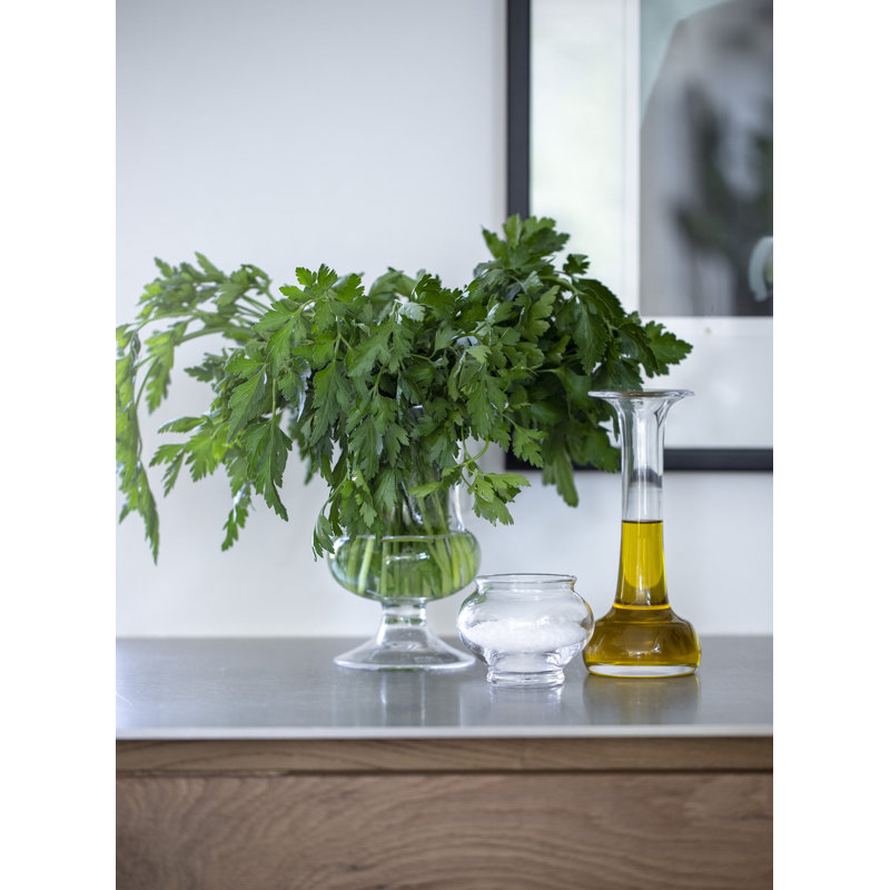 Old English Handmade Glass Table Vase