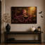 Impression sur toile mauve, pieuvre mauve, lunettes, lecture, livre-778011121