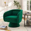 Fauteuil demi-tonneau pivotant clouté, ensemble de 2-715423104