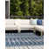 Blue Traliccio Indoor/Outdoor Trellis Rug