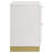Sophia White 2-Drawer Nightstand
