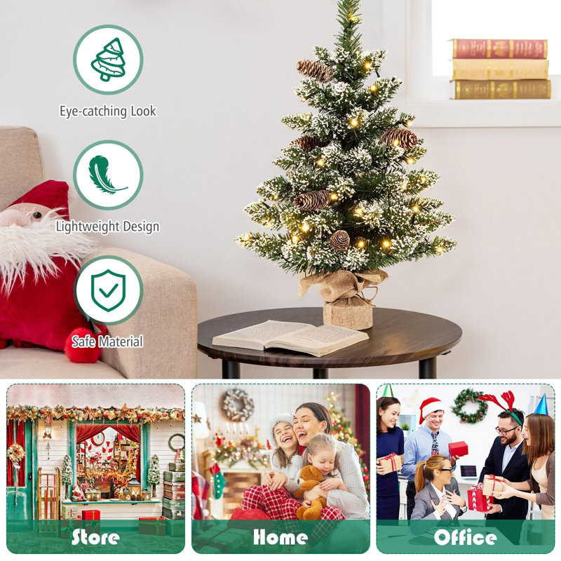 Lighted Artificial Christmas Tree