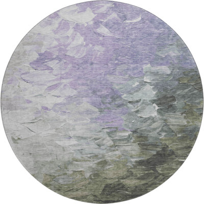 Premium Machine Washable Slesnick AMF1674 Abstract Rug