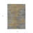 3' X 5' Brown Gold And Taupe Abstract Washable Indoor Outdoor Area Rug