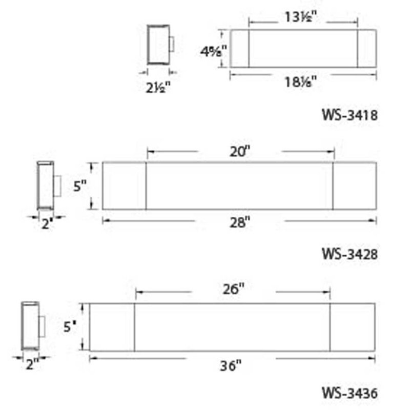 Barre de salle de bain à DEL à intensité variable Kloud, 1