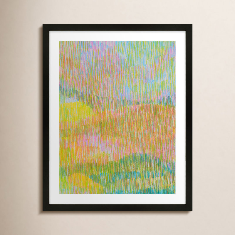 Summerhill Painting by Jacques Pilon, Black, 25" H x 20" W x 1.25" D