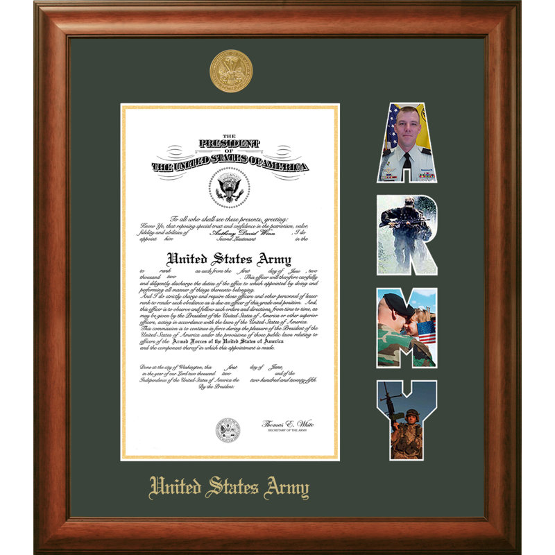 Army Certificate Picture Frame, 8" x 10"