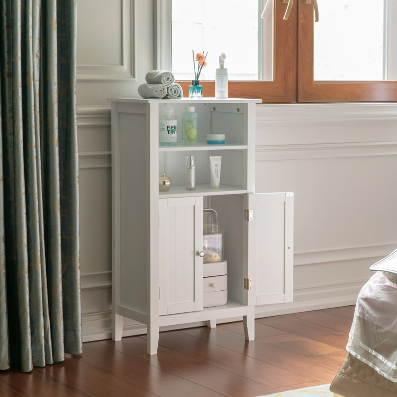 Armoire de salle de bain autoportante l 19,5 po x H 36 po x P 11 po Charlee