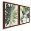 Expressive Palm I - ensemble de 2 peintures sur toile encadrées-730153540-730153564