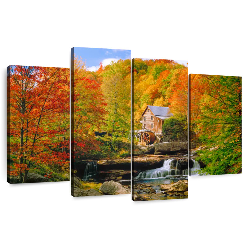 Alvord Babcock State Park en automne, H 22 po x l 36 po
