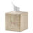 Natural Travertine Textures Tissue Box Cover Square