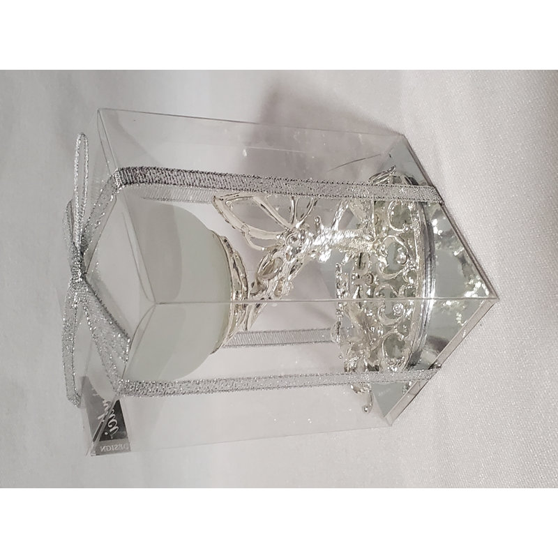 Photophore en verre 4 po H