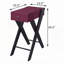 Table d'appoint bourgogne avec ports USB-324755893