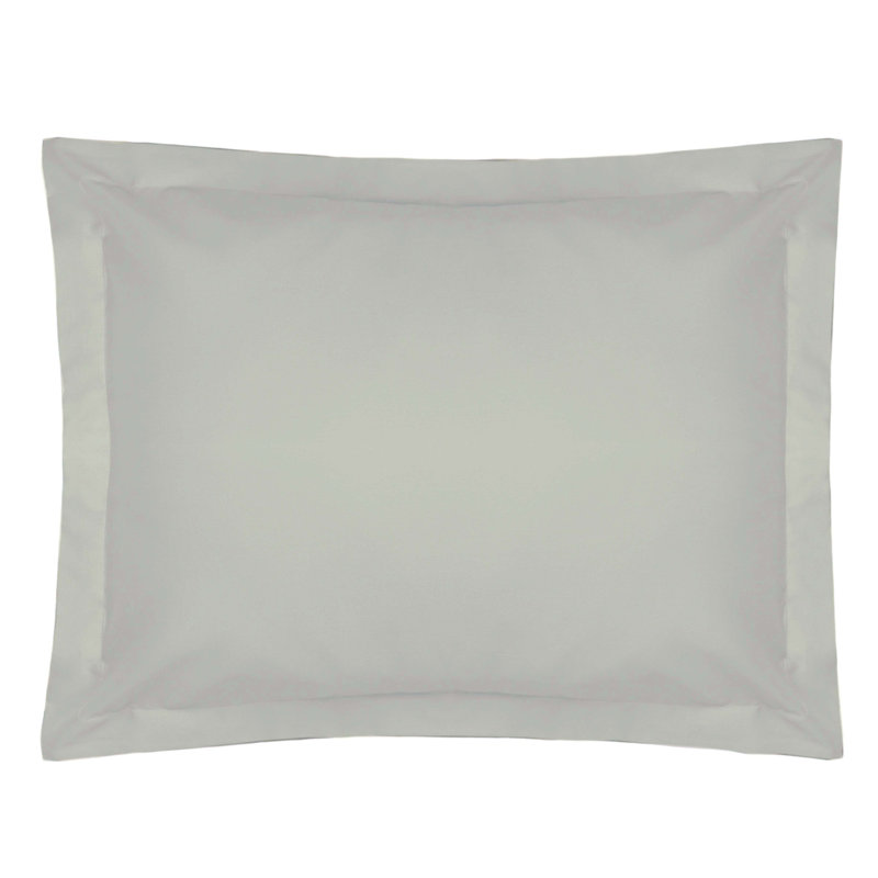 Plain Dye 200 TC Egyptian-Quality Cotton 100% Cotton Plain Pillowcase, Platinum